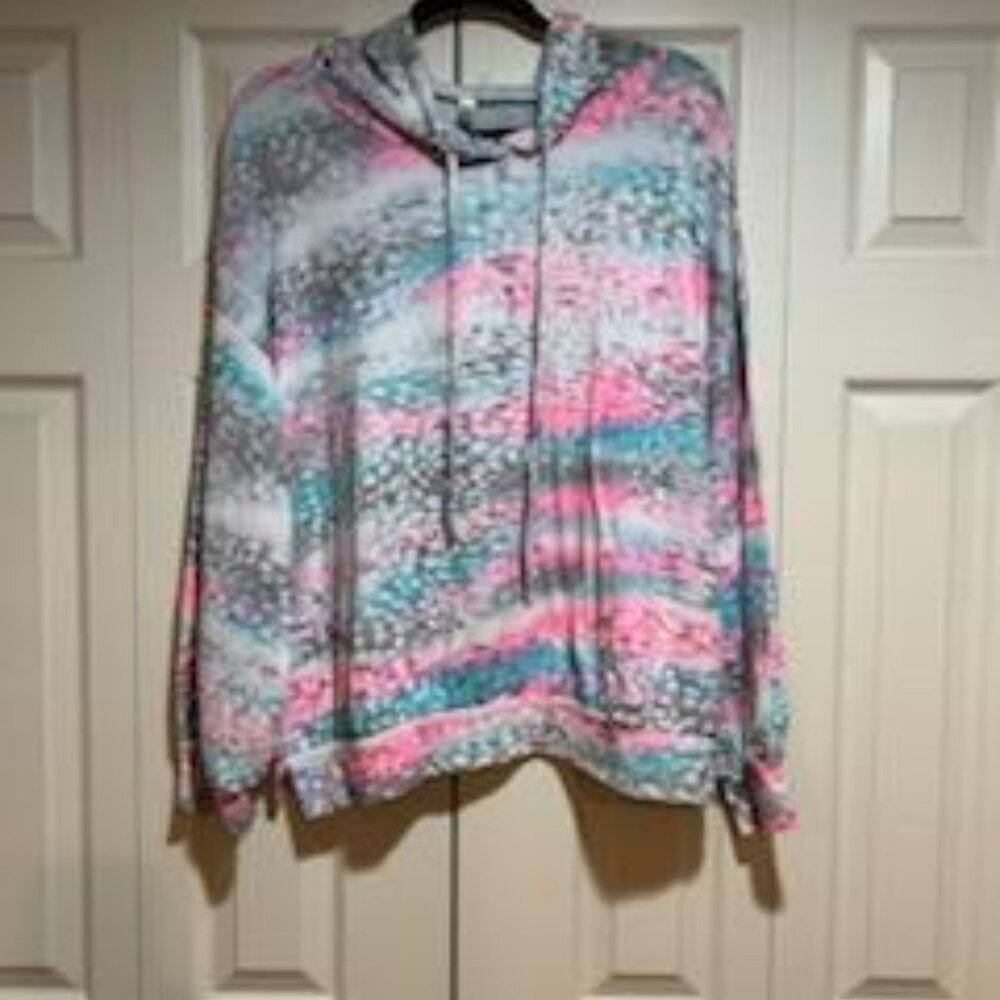 Fun Printed Hoodie for the Transitional Weather